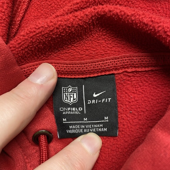 Tampa Bay Buccaneers Hoodie Mens Medium NFL Football Dri Fit Pullover Nike - Picture 4 of 10